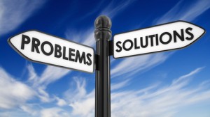 problems and solution signpost